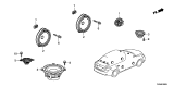 Diagram for Acura Speaker - 39120-SJC-A01
