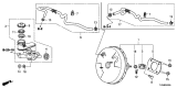 Diagram for 2009 Acura TSX Brake Master Cylinder - 46100-TA1-A01