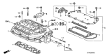 Diagram for 2013 Acura ZDX Intake Manifold - 17160-RYE-A10