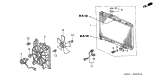 Diagram for 2003 Acura CL Radiator - 19010-PJE-A51