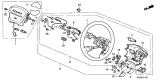 Diagram for 1999 Acura Integra Steering Wheel - 78502-ST7-A71ZB