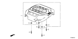 Diagram for Acura Engine Cover - 17121-R9S-A01