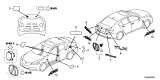 Diagram for Acura MDX Emblem - 75719-TZ5-A01