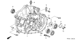 Diagram for 2005 Acura RSX Bellhousing - 21000-PPT-405