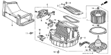 Diagram for Acura Blower Motor Resistor - 79330-SK7-003