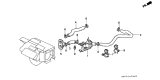 Diagram for Acura Heater Control Valve - 79710-SK7-A01