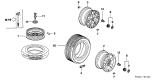 Diagram for 2006 Acura RSX Rims - 42700-S6M-A91