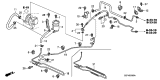 Diagram for Acura TL Power Steering Cooler - 53765-SEP-H00