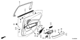 Diagram for Acura TLX Door Trim Panel - 83751-TGV-A13ZA