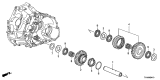 Diagram for 2010 Acura TL Reverse Idler Gear - 23541-RK6-000