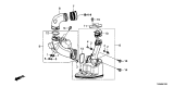 Diagram for 2014 Acura ILX Air Duct - 17255-RX0-A00