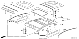 Diagram for Acura ZDX Weather Strip - 70205-SZN-A01
