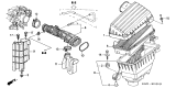 Diagram for 2002 Acura CL Air Intake Coupling - 17228-P8E-A01