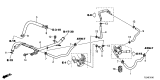 Diagram for 2014 Acura TSX Radiator Hose - 19504-RAA-A00