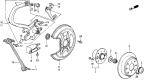 Diagram for 1987 Acura Legend Wheel Bearing - 42200-SG0-000