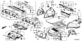 Diagram for Acura RLX Sun Visor - 84520-TY3-J01ZA