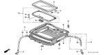Diagram for 1992 Acura Integra Sunroof - 70200-SK7-010