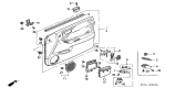 Diagram for Acura Window Switch - 35750-ST7-A01ZA