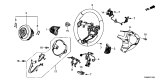 Diagram for Acura RDX Cruise Control Switch - 36770-TJB-A21