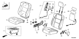 Diagram for Acura ILX Seat Cover - 81131-TX6-A41ZA