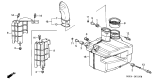 Diagram for Acura CL Air Duct - 17243-P8E-A01