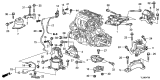 Diagram for 2013 Acura TSX Transmission Mount - 50851-TA0-A11