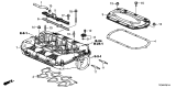 Diagram for 2016 Acura TLX Intake Manifold Gasket - 17112-5G0-A01