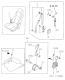 Diagram for 1998 Acura SLX Seat Belt Buckle - 8-97153-456-2