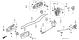 Diagram for 2000 Acura Integra Window Switch - 35765-SH3-013