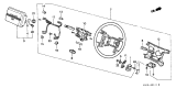 Diagram for 1989 Acura Legend Steering Wheel - 78510-SD4-A91ZB
