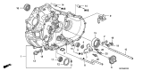 Diagram for 2007 Acura TL Bellhousing - 21000-RDE-305