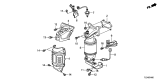 Diagram for 2014 Acura TSX Oxygen Sensor - 36531-R40-A01