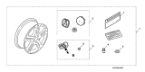 Diagram for 2012 Acura MDX Rims - 08W19-STX-201C