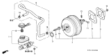 Diagram for 2001 Acura MDX Brake Booster - 46400-S3V-A02