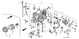 Diagram for 1992 Acura Vigor Oil Filter - 15400-PT7-005