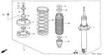 Diagram for 2002 Acura NSX Shock Absorber - 52610-SL0-612