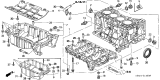 Diagram for 2006 Acura RSX Oil Pan Baffle - 11221-PNC-000