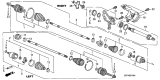 Diagram for Acura TL CV Joint - 44014-SDA-A51