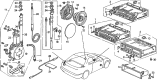 Diagram for Acura Integra Antenna Cable - 39159-SK7-003