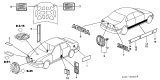 Diagram for 2002 Acura RSX Emblem - 75711-SZ3-A00