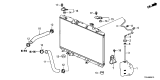 Diagram for Acura TLX Coolant Reservoir Hose - 19104-6S8-A01