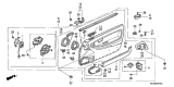 Diagram for Acura Integra Door Lock Switch - 35380-SK7-A01ZA