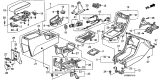 Diagram for 1998 Acura CL Arm Rest - 83405-SY8-A00ZD