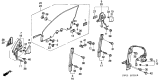 Diagram for Acura Auto Glass - 73350-SL0-A62