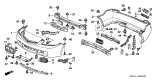 Diagram for 2005 Acura TSX Bumper - 04715-SEC-A90ZZ