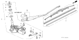 Diagram for 1994 Acura Integra Wiper Blade - 76620-S10-306