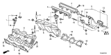 Diagram for 2011 Acura TSX Fuel Rail - 16610-R70-A01