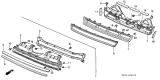 Diagram for 1989 Acura Legend Grille - 75101-SG0-010