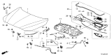 Diagram for Acura MDX Hood Cable - 74140-TYA-A01