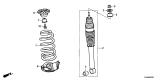 Diagram for 2017 Acura RDX Axle Beam Mount - 52622-TX4-A01